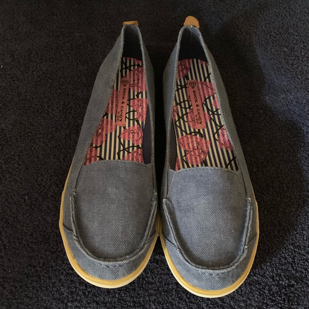 NWOT Rock & Candy Blue Slip ons